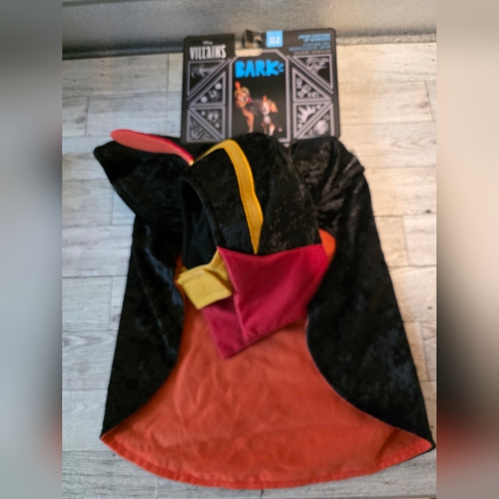 Disney Villains Jafar Dog Costume - Black, Red, Gold